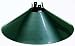 Green Esteem 22 Inch Squirrel Baffle For 4 Inch x4 Inch Post Green