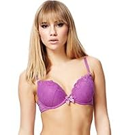 Limited Collection Flirt Lace Padded Plunge Push-Up A-DD Bra