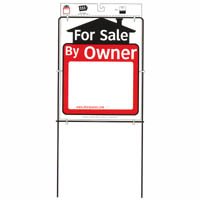 3 each: Hy-Ko for Sale By Owner Sign With Frame (SSP-401)