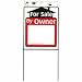 3 each: Hy-Ko for Sale By Owner Sign With Frame (SSP-401)