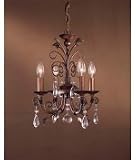 Minka Lavery 3127-126 4 Light Mini Chandelier, Belcaro Walnutâ¢