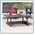 Uwharrie Hatteras Conversation Table 6035 - Natural
