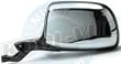 1992 Ford F-150 XLT Lariat Driver Side Mirror Head Assembly - Manual Black & Chrome-Paddle Design