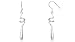 Dangling Coiled Stick Earrings Sterling Silver