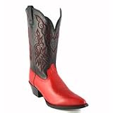 Ariat Ladies 'Heritage J-Toe' Western Boots - Red by Ariat
