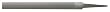 Nicholson 21857 8-Inch Half Round Bastard File without handle