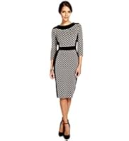 Per Una Panelled Textured Shift Dress