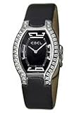 Ebel 9175G38-512035A06 Beluga Tonneau Black Dial Satin Over Leather Women's Watch