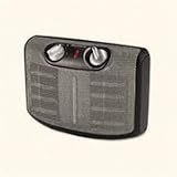 Comfort Controll Twin Ceramic Heater, 6.63 X 11.25 X 8.38