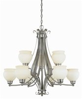 World Imports SKU# 4949-37 - 9 Light Chandelier