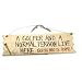 A GOLFER AND A NORMAL PERSON LIVE HERE... GUESS WHO IS HOME? Wooden Golf Sign