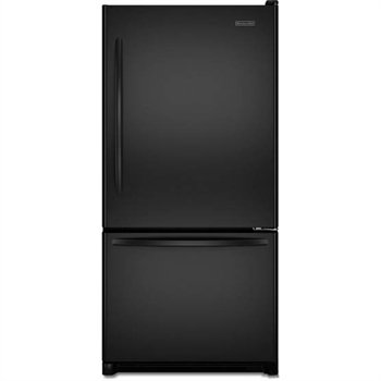 KitchenAid Architect Series II: KBRS22KW, 21.9 cu. ft. Bottom-Freezer Refrigerator with SpillClean Glass Shelves, FreshSeal Humidity-Controlled Crispers, Max Cool and Digital Controls