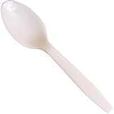 from Sussex Supplies Disposable Lightweight Plastic Dessert Spoon (Pack 100) - great for parties, bbqs, picnics and events