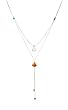 Star Glass Bead Y-Necklace - Multicolor, by Anat Eyal