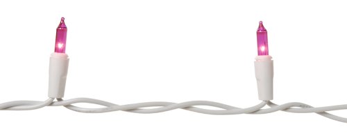 Darice 35 Bulb Wire Light Strand, Pink Bulbs Darice 35 Bulb Wire Light Strand, Pink Bulbs