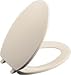 KOHLER K-4664-55 Brevia Elongated Toilet Seat, Innocent Blush
