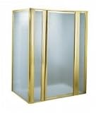 Kohler Focal Custom Pivot Framed Shower Doors w/Inline Panel & Return Panel K-781200-L-BH