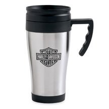 Harley Davidson Bar and Shield Travel Coffee Mug. Insulated 14 oz. stainless steel travel... by Harley Davidson