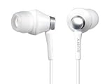 Sony MDR-EX75 Quality In-Ear Headphones - White