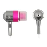 A4TECH SecureFit Metallic Super Bass Earphone MK-650 For iPod - MP3 - MP4 - & All Audio Players / Pink