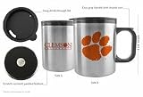 Clemson Tigers 13 oz. Stainless Steel Coffee Mug ( Set of Two ) - B0002BTYTA
