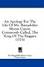 Books : An Apology For The Life Of Mr. Bampfylde-Moore Carew, Commonly Called, The King Of The Beggars (1775)