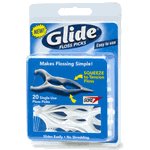 Glide Floss Picks 20 Single use Floss Picks