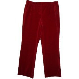 Ladies Liz Claiborne Pants Velvet Size 10 Audra