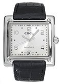 Ebel 9120I43-16530136 1911 Silver Tone Dial Leather Alligator Automatic Men's Watch