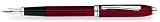 Cross Townsend Ruby Lacquer Fountain Pen With Fine Rhodium Nib