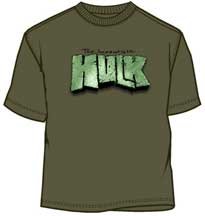  Marvel Comics The Hulk Greenness Mens Shirt