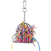 Super Bird Creations Stainless Steel Treat Cage Mini Bird Toy