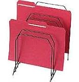 Search : Black Plastic Wire Step Sort-A-File with 8 Compartments, 8" x 10 1/3" x 12 1/2" (ELD03946) Category: Desktop Supplies Organizers