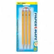 Paper Mate Sharpwriter 0.7mm Mechanical Pencils, 3 Yellow Pencils (3033431PP)