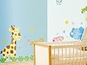 infactory Tierisch lustige Wandtattoos f&uuml;rs Kinderzimmer "Kenia"