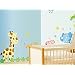 infactory Tierisch lustige Wandtattoos f�rs Kinderzimmer "Kenia"