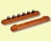 Wandhalter aus Holz für 6 Queues Queuehalter Billardqueuehalter Billard Billiard Halter Billardwandhalter Stockhalter Queuewandhalter Wand Aufhängung Wandaufhängung Queueaufhängung