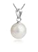 Dreams Can Come True, 12 Mm Natural Pearl White Aa Quality Pendant