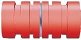 CRL Contemporary Style Red Back-to-Back Shower Door Knob