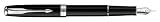 Parker Sonnet Original Black Lacquer CT Fine Point Fountain Pen - 1743586