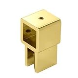21af7XE7y7L. SL160  CRL Brass Movable Bracket for 3/8 to 1/2 (10 to 12 mm) Glass   Square Bar by CR Laurence
