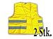 Produkt-Bild: 2er-Set Warn- und Sicherheitsweste EN 471, gelb