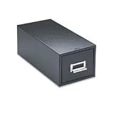 Buddy Products 1346-4 Buddy Products Single Drawer Steel 4 x 6 Card Cabinet, 16