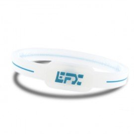 EFX Silicone Ultra Wristband – Translucent with Teal Accents – 7 Inch
