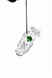 CRYSTAL GOLF BAG ORNAMENT - 24% CRYSTAL IRISH GOLF BAG ORNAMENT