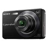 Sony Cybershot DSCW130/B 8.1MP Digital Camera with 4x Optical Zoom with Super Steady Shot (Black)