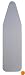 Household Essentials Standard Ironing Board Replacement Pad and Cover, Silver Silicone Coated