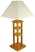 Reading Tables - Best Biggest Discount Deal Desk Bedside Reading - 27" Wood Frame Architectural Table Lamp & Shade - Hon