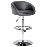 Concerto Black Barstool - by Zuo Modern (Black) (34"H x 18"W x 18"D) B000TD5UW6