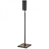 audio furniture with speaker stands-OmniMount Gemini 1-B Medium Speaker Stand with 4 Base Plates
